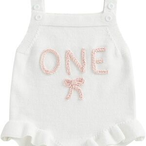 Amazon White and Pink Kids One Piece/ NEVER WORN